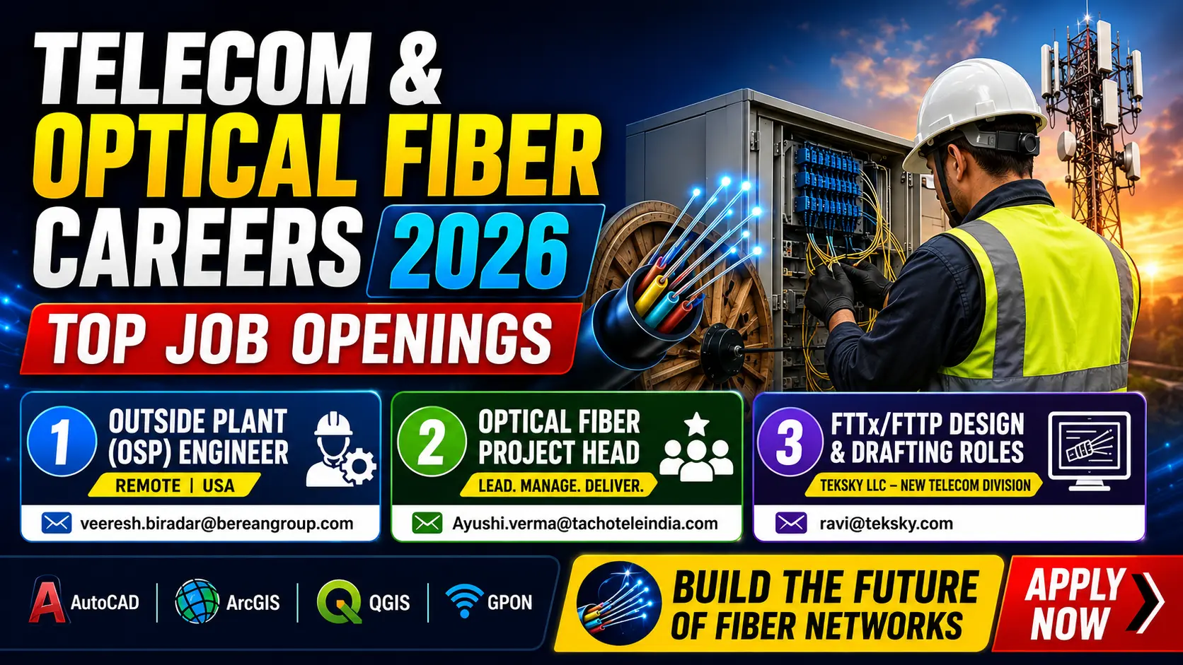 fiber engineer job vacancy